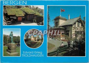 Modern Postcard Edvard Griegs Troldhaugen Bergen Norway