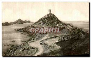 Old Postcard Ajaccio Tour de la Parata and Bloodthirsty Corsica