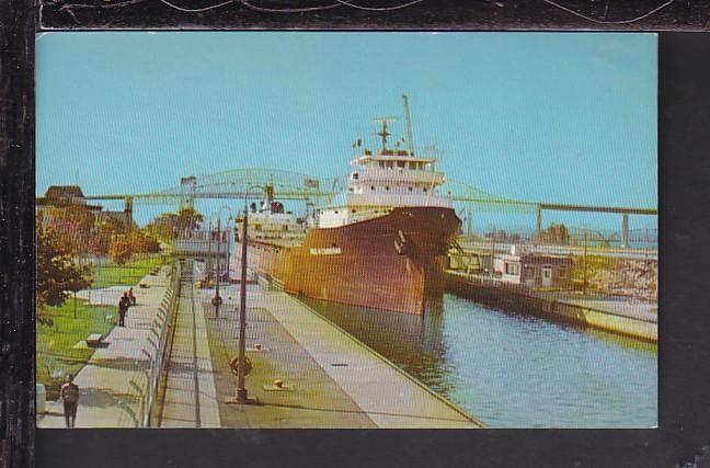 Paul H Carahan,Great Lakes Freighter Postcard 