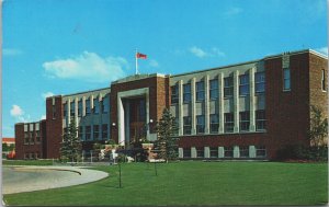 Canada City Hall Lethbridge Alberta Chrome Postcard C184