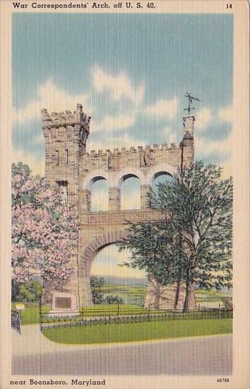 War Correspondents Arch Off Us 40Boonsboro Maryland