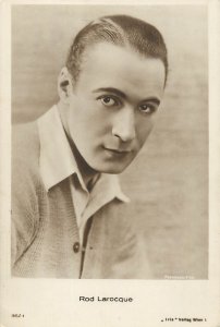 Postcard cinema film star movie actor Rod Larocque