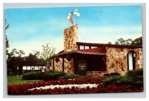 Vintage 1989 Advertising Postcard Knights Inn Flower Garden Lansing Michigan