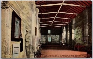Interior Of The Alamo San Antonio Texas TX Historic Spot Postcard