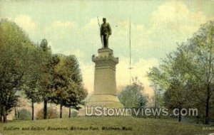 Soldiers & Sailors Monument - Whitman, Massachusetts MA  