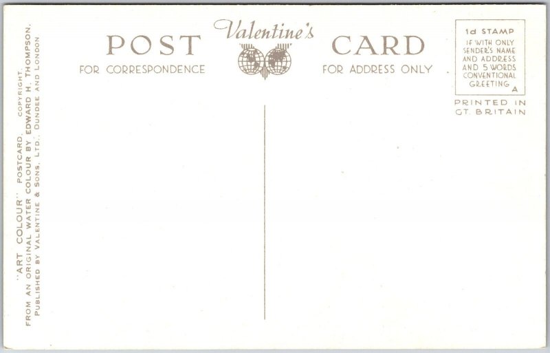 Llanberis Pass Wales Mountain Trail Roadway Bridge Postcard