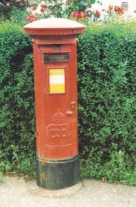 Upper Lisburn Road Belfast Letterbox Pillar Box Postcard