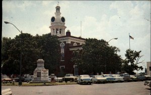 Murfreesboro TN Tennessee Court House Confederate Monument Postcard