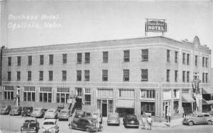 RPPC OGALLALA, NEBRASKA Dutchess Hotel Roadside POSTCARD
