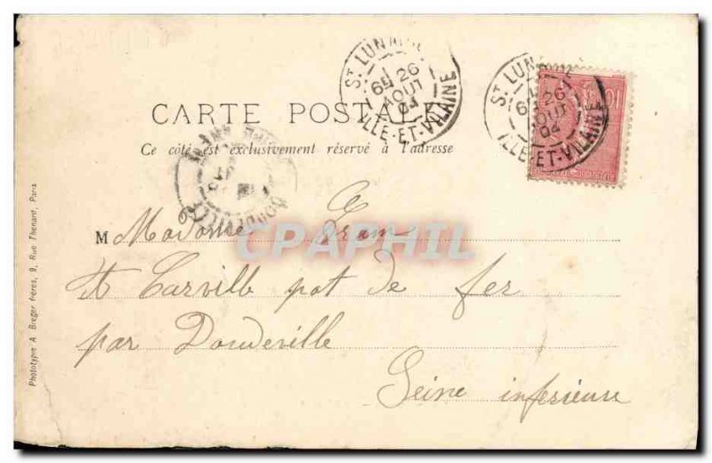 Postcard Old Saint Lunaire The Decolle