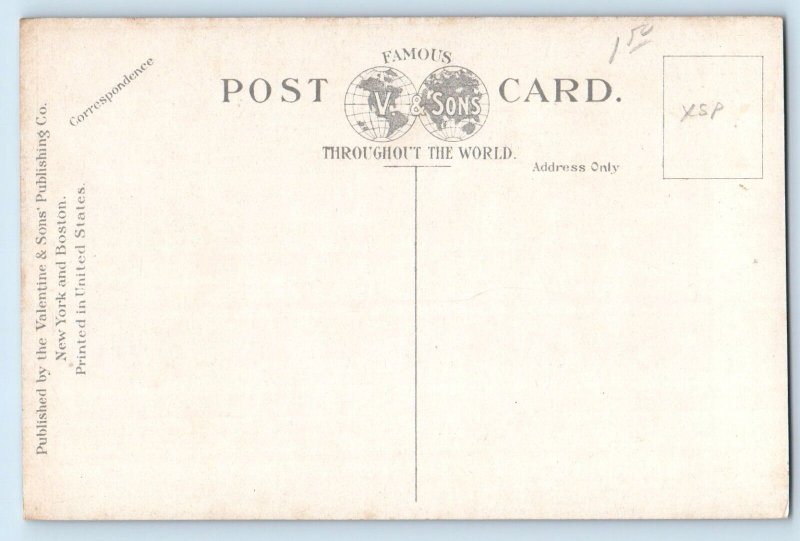 c1910 Burlington Vermont VT Postcard Interior Cathedral Immaculate Conception