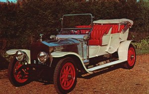 Vintage Postcard View of 1909 Rolls-Royce Silver Ghost Car Transportation