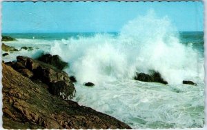 Postcard - Rolling Surf, Rocky Coastline Of New Brunswick - Canada