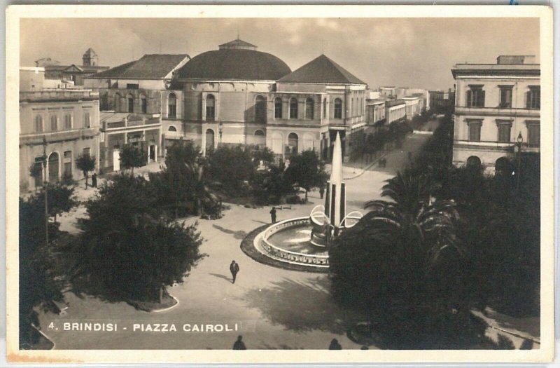 Vintage POSTCARD - CITY TOAST - CAIROLI SQUARE-