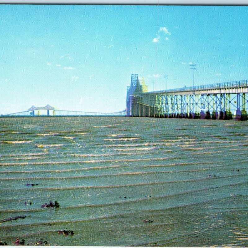 c1970s Charleston, SC John P Grace Cooper River Bridge Neat Misprint Effect A317