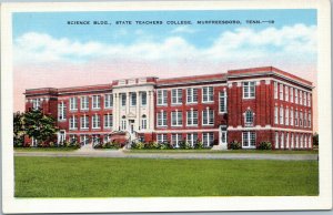 postcard Murfreesboro, Tennessee - Science Building, State Teachers College