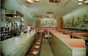 ME, Lewiston, Maine, Plaza Restaurant, Interior View, Dexter Press No 32232-B