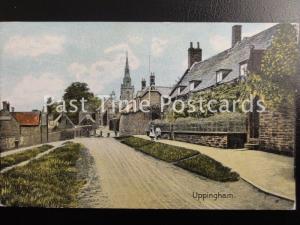 Rutland UPPINGHAM - SOUTH VIEW showing Church c1910 by Shurrey