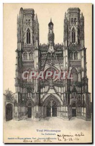 Old Postcard Toul Picturesque La Cathedrale
