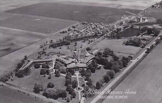 Illinois Sullivan Illinois Masonic Home Real Photo RPPC