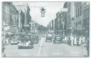 c1950 Twin City Service Association Virginia Tennessee Silveralo Bristol Postcar