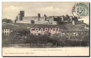 Postcard Old Cite Carcassonne General North East View