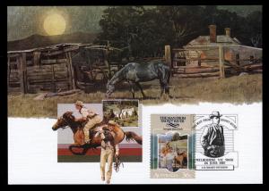 Australia 1034a-e, The Man from Snowy River, Postcard Set/5