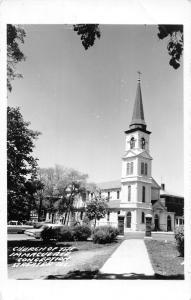 Streater Illinois Church Immaculate Concept Real Photo Antique Postcard K54577