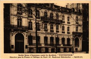 CPA PARIS (8e) 57 Bd Malesherbes. Soc Suisse d'Assurance WINTERHUR (564055)