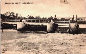 Indonesia Goenoeng Sarie Soerabaja Gunung Sari Surabaya Vintage Postcard C064