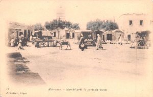 Marche pres la porte de Tunis Kairouan Egypt, Egypte, Africa Unused 