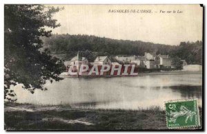Old Postcard Bagnoles De L Orne Overlooking Lake