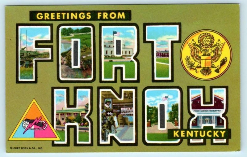 3 Postcards FORT KNOX, Kentucky KY Trainees & Graduation, Large