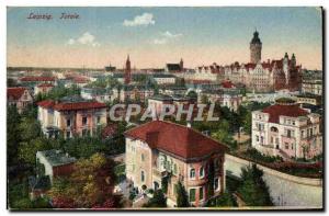 Old Postcard Leipzig Total