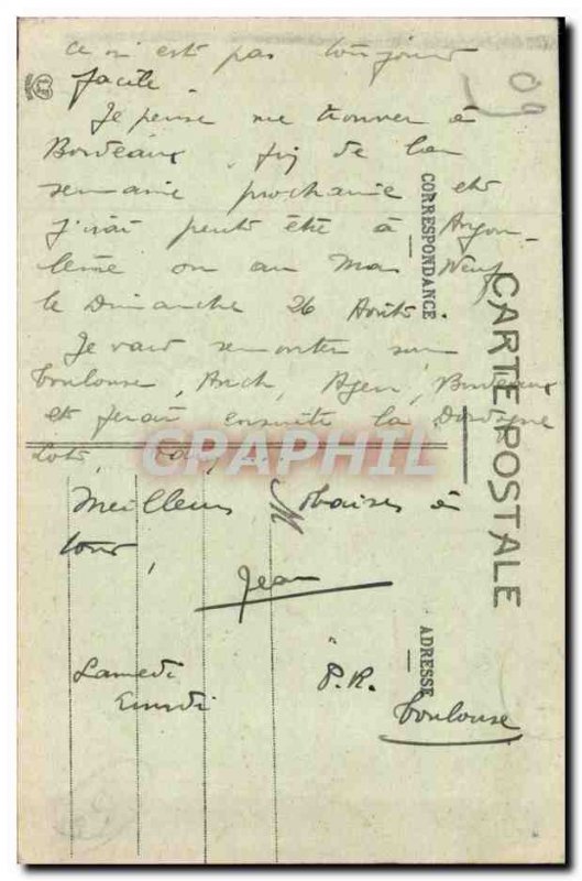 Ariege Old Postcard A TOP Bethmalaise