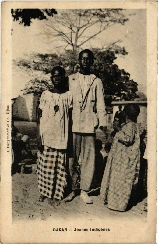 CPA AK Senegal-Dakar-Jeunes indigénes (235497)