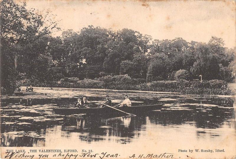 BR81535 the lake the valentines ilford  london uk