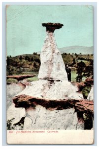 1900-06 Ute Medicine Monument, Colo. Postcard F150E