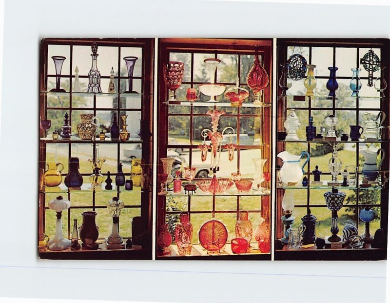 Postcard Beautiful Examples Of The Cape Cod Glassmakers Art In Sandwich MA USA