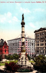 New York Buffalo Lafayette Square Soldiers and Sailors Monument