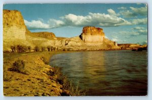 Green River Wyoming Postcard Near Green River Panorama View 1954 Vintage Antique