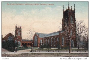 St. Paul's Cathedral and Cronyn Hall, LONDON, Ontario, Canada, PU-1911