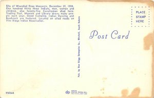 View of battlefield Wounded Knee SD