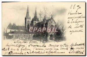 Old Postcard Neuchatel Switzerland CARTE 1897