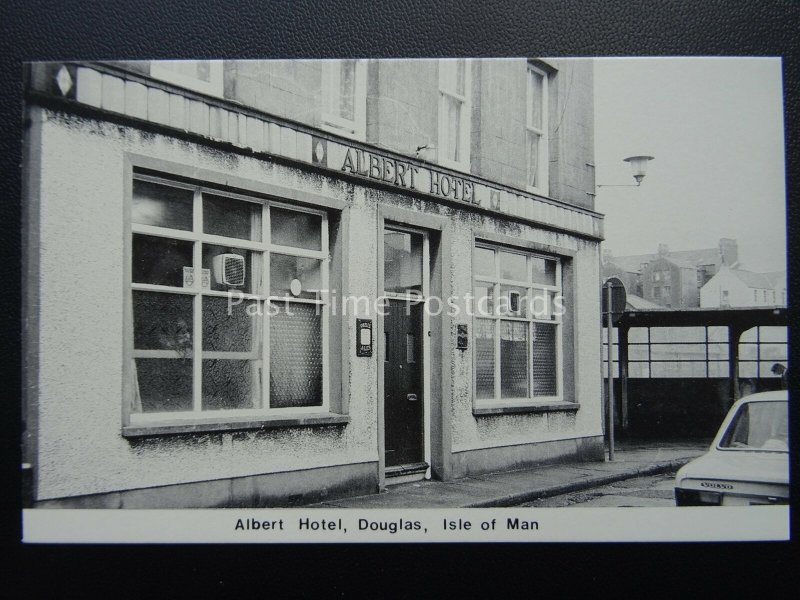 Isle of Man DOUGLAS The Albert Hotel c1980's Postcard by Mannin