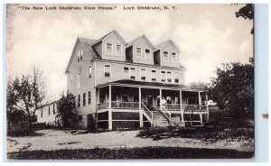 c1910 New Loch Sheldrake View House Loch Sheldrake New York NY Antique Postcard