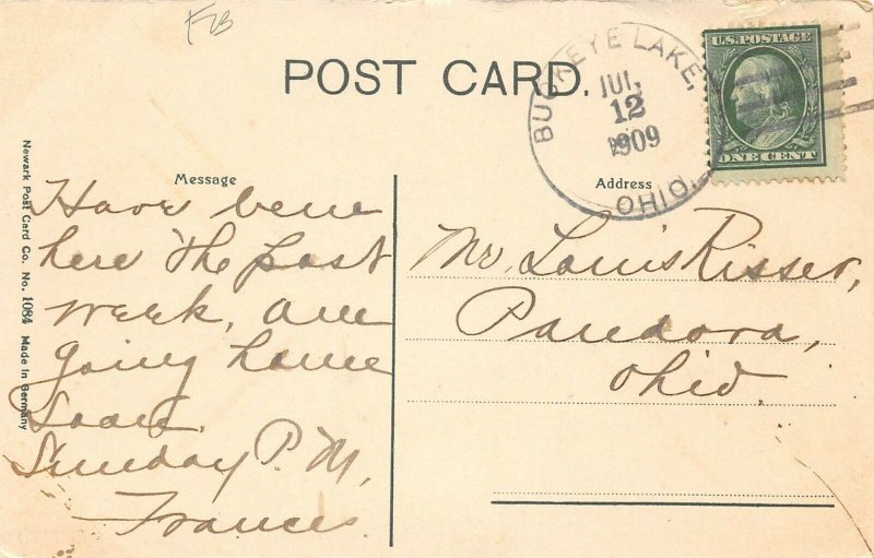 LPS95 Buckeye Lake Ohio OH Postcard Park View