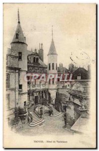 Troyes Old Postcard Hotel Vauluisant