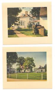 Group of 4 Views of Mount Vernon, Virginia Over-sized Vintage Postcards N5733