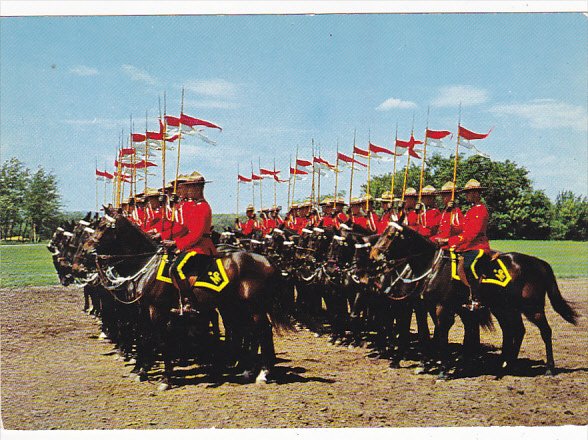 Canada Royal Canadian Mounted Police Drilling For Musical Ride